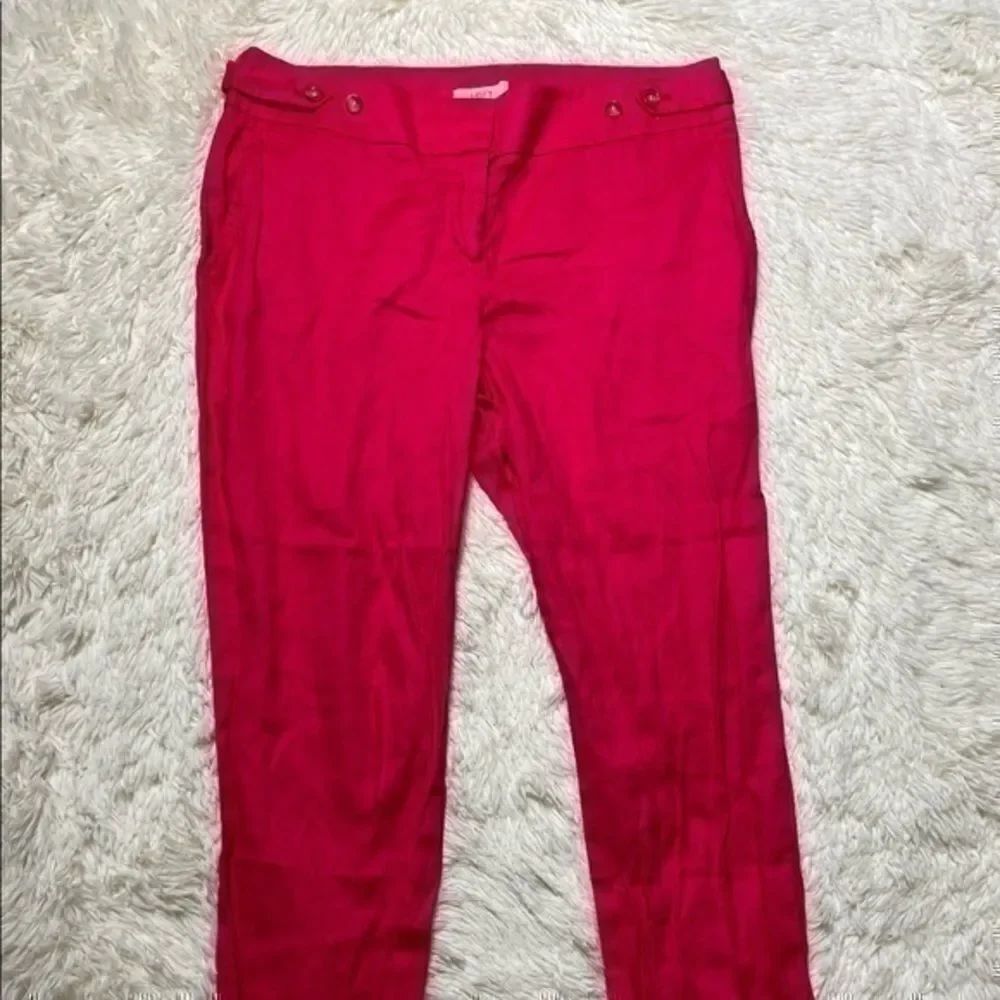 Women’s Pink Loft by Ann Taylor Julie Ankle Slacks size 10